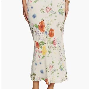 Reformation Floral Skirt